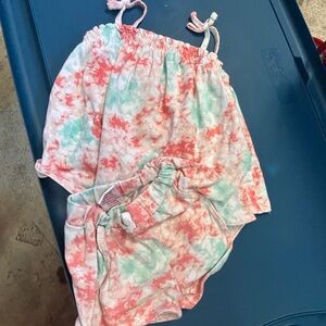 Tie-Dye Pink & Mint Lounge Set